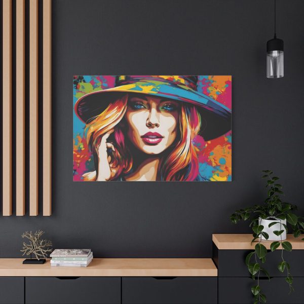 91638-474.jpg Woman Pop Art Graffiti II Standard Canvas