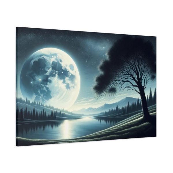91638-5.jpg Serene Night Landscape Standard Canvas