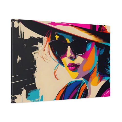 Woman Pop Art Graffiti Art III Standard Canvas