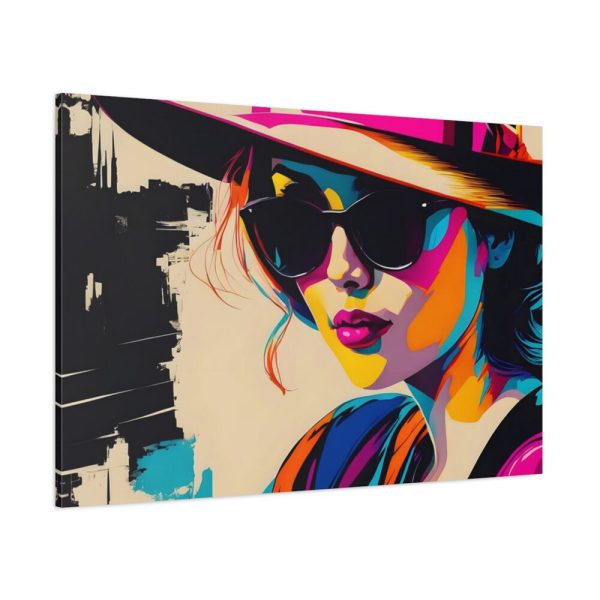 Woman Pop Art Graffiti Art III Standard Canvas