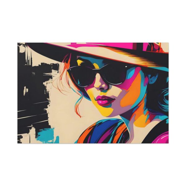 Woman Pop Art Graffiti Art III Standard Canvas