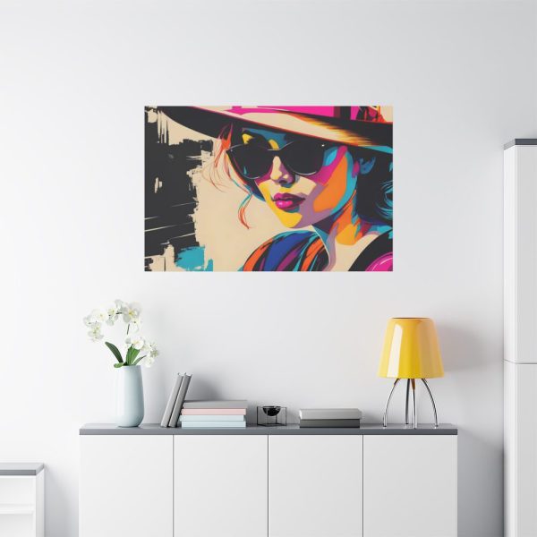 Woman Pop Art Graffiti Art III Standard Canvas