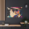 Woman Pop Art Graffiti Art III Standard Canvas