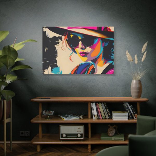 Woman Pop Art Graffiti Art III Standard Canvas