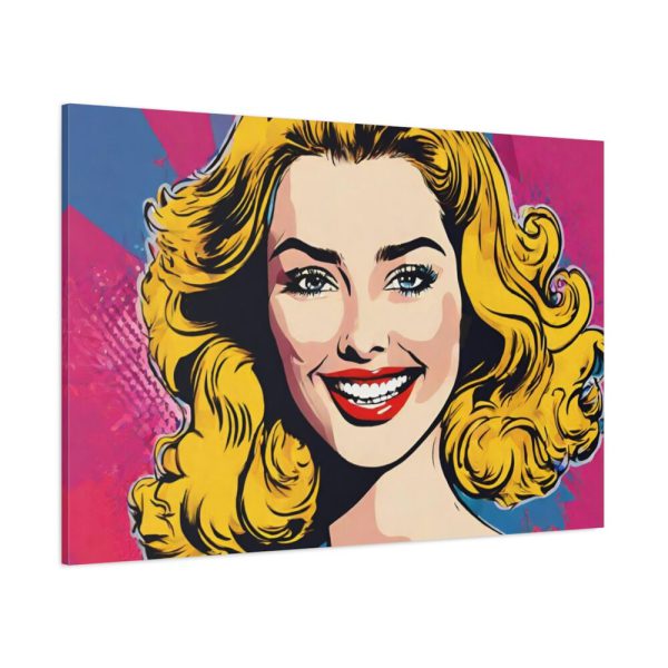 Pop Art Woman Standard Canvas
