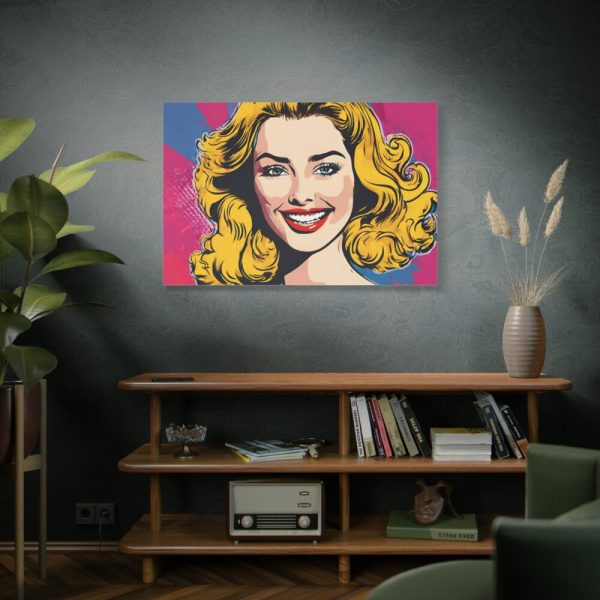 Pop Art Woman Standard Canvas