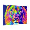 Lion's Splendor Pop Art Standard Canvas