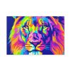 Lion's Splendor Pop Art Standard Canvas