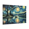 Men On the Boat in the Night Standard Canvas