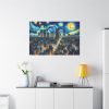 91638-62.jpg Tokyo With a Swirling Star-Filled Sky Standard Canvas