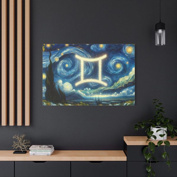 91638-73.jpg Zodiac Sign of Gemini Standard Canvas