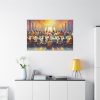 91638-82.jpg Modern-Day People At Long Table in Contemporary Setting Standard Canvas