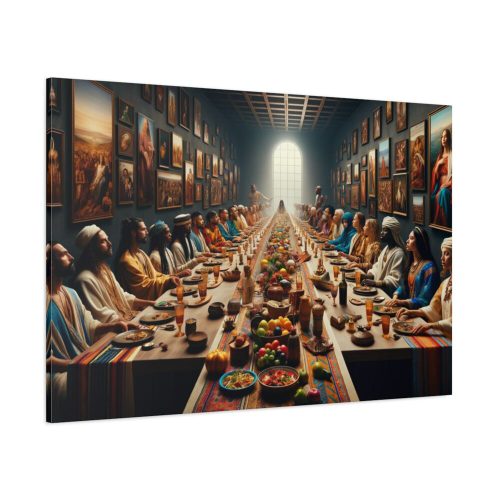 People From Diverse Cultural Backgrounds Standard Canvas