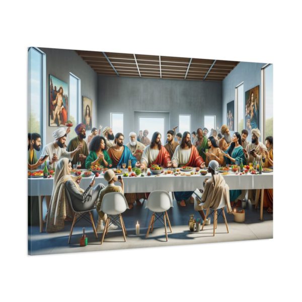 91638-90.jpg Modern Interpretation of Leonardo da Vinci's The Last Supper Standard Canvas