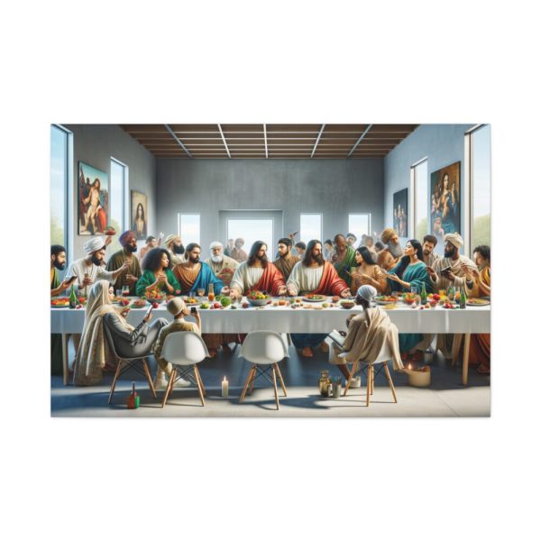 91638-91.jpg Modern Interpretation of Leonardo da Vinci's The Last Supper Standard Canvas
