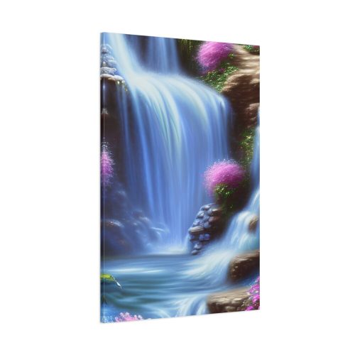 Waterfall in Blur Flow Style Standard Canvas