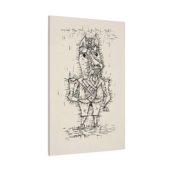 91655-105.jpg Ass (Esel) (1925) by Paul Klee Standard Canvas