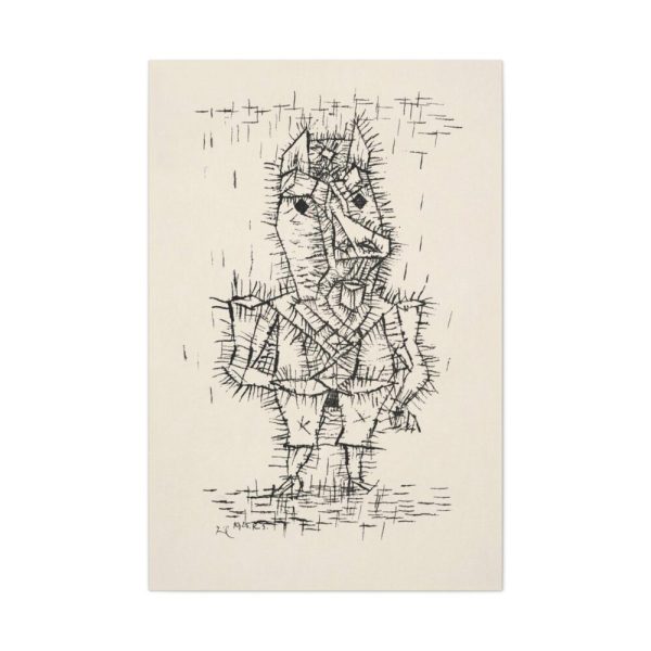 91655-106.jpg Ass (Esel) (1925) by Paul Klee Standard Canvas