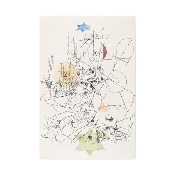 91655-116.jpg Hope and Destruction (1916) by Paul Klee Standard Canvas