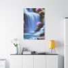 Waterfall in Blur Flow Style Standard Canvas