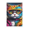 Cat Pop Art Illustration Graffiti II Standard Canvas