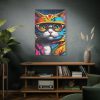 Cat Pop Art Illustration Graffiti II Standard Canvas