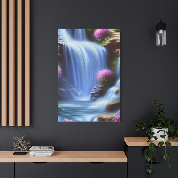 Waterfall in Blur Flow Style Standard Canvas