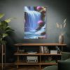 Waterfall in Blur Flow Style Standard Canvas
