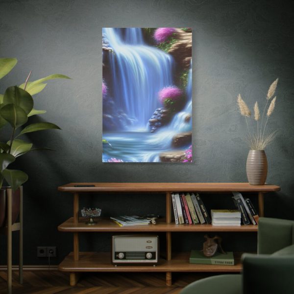 Waterfall in Blur Flow Style Standard Canvas