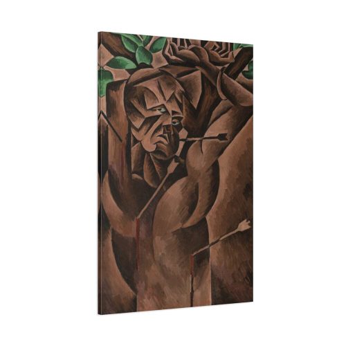Saint Sebastian by Bohumil Kubišta Standard Canvas