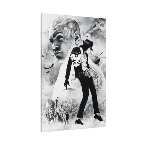 91655-15.jpg Michael Jackson Draw Art Standard Canvas