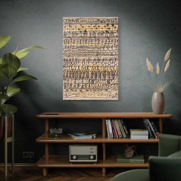 91655-154.jpg ERA. 'Cooling in a Hot Zone Garden' (1924) by Paul Klee Standard Canvas