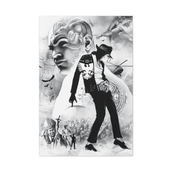 Michael Jackson Draw Art Standard Canvas