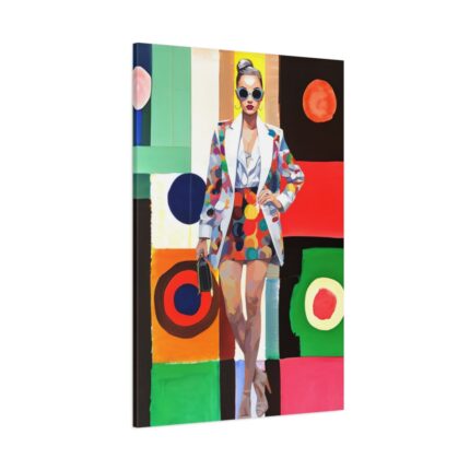 Pop Art Fashionable Woman II Standard Canvas