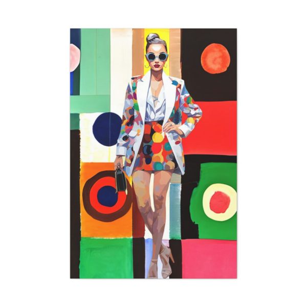 91655-161.jpg Pop Art Fashionable Woman II Standard Canvas