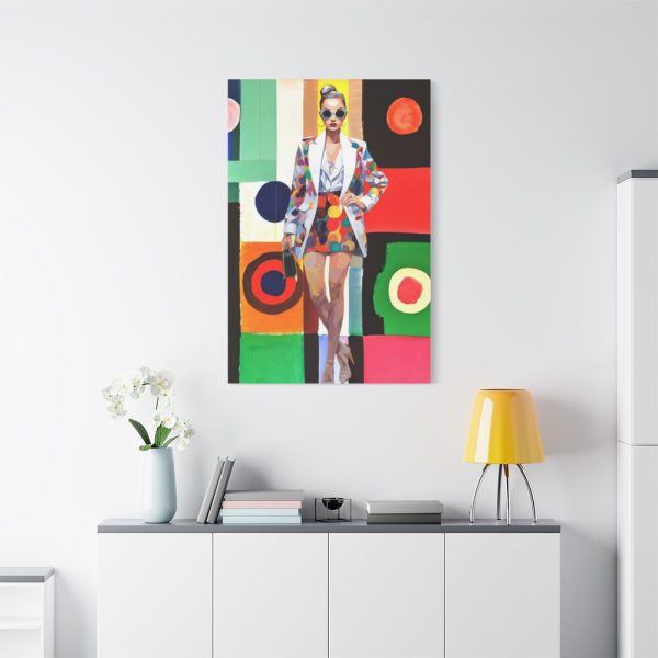 91655-162.jpg Pop Art Fashionable Woman II Standard Canvas
