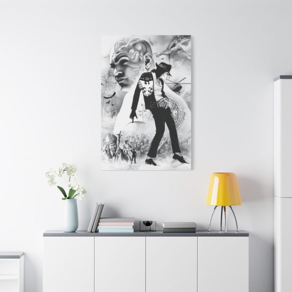 Michael Jackson Draw Art Standard Canvas