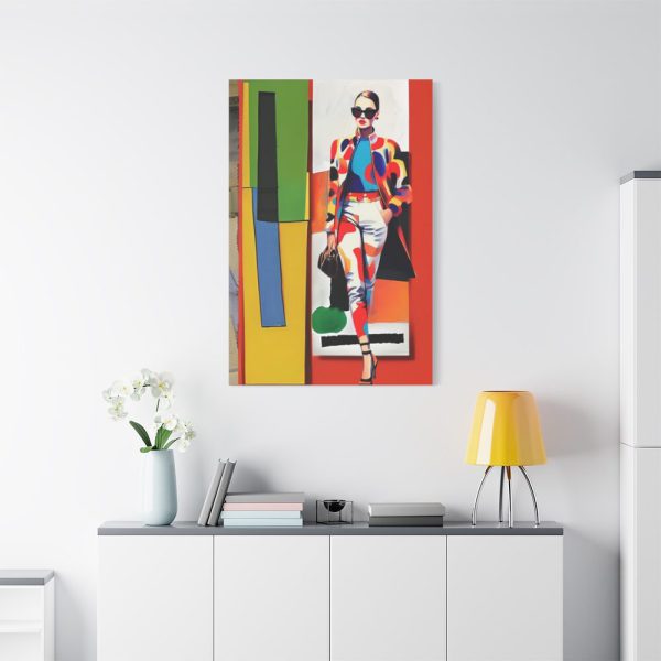 Pop Art Fashionable Woman IV Standard Canvas