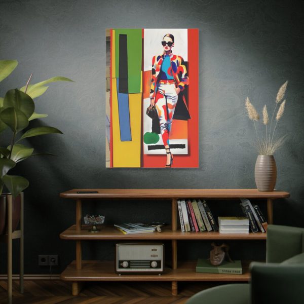 Pop Art Fashionable Woman IV Standard Canvas