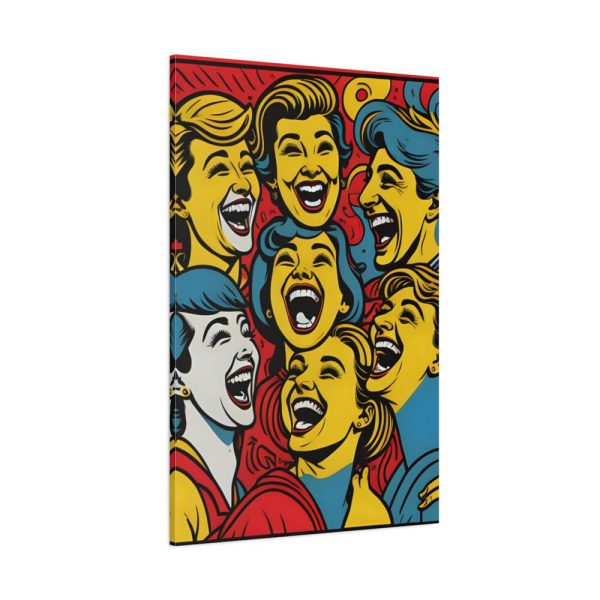 Pop Art People Laughing I Standard Canvas