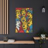 Pop Art People Laughing I Standard Canvas
