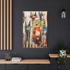 91655-188.jpg Colorful Abstract Cat Art Standard Canvas