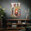 91655-189.jpg Colorful Abstract Cat Art Standard Canvas