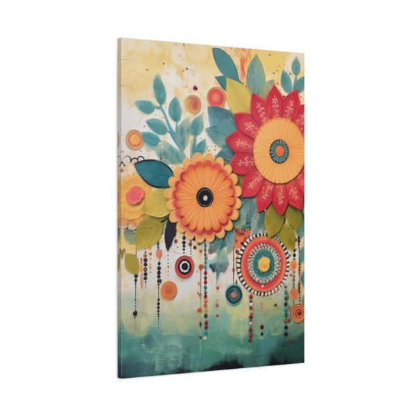 91655-215.jpg Whimsical Boho Style Flowers Standard Canvas