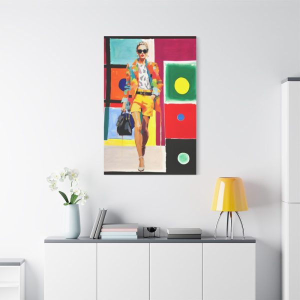 Pop Art Fashionable Woman I Standard Canvas