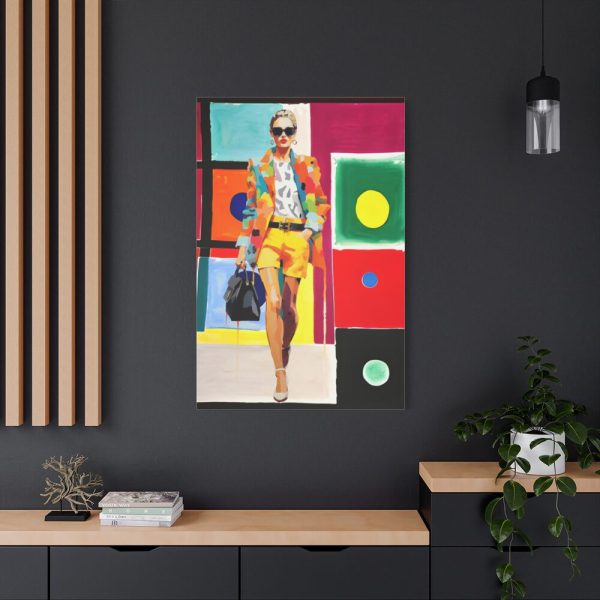 Pop Art Fashionable Woman I Standard Canvas