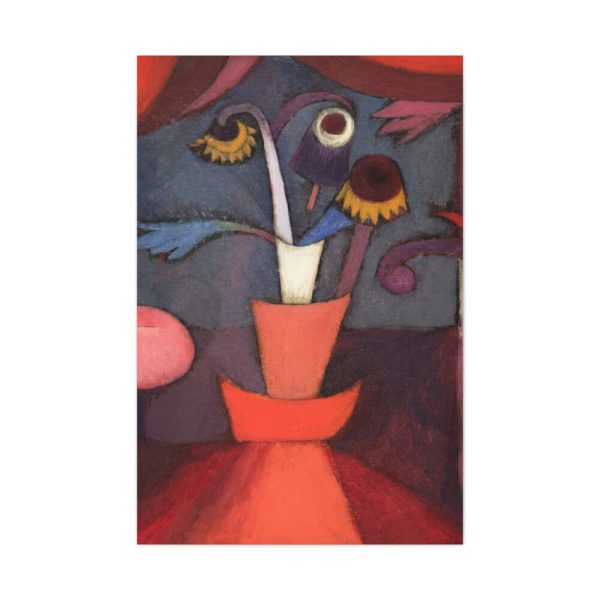 91655-236.jpg Autumn Flower (1922) by Paul Klee Standard Canvas