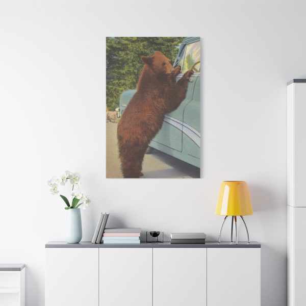 91655-32.jpg Holdup Bear at Yellowstone National Park Standard Canvas