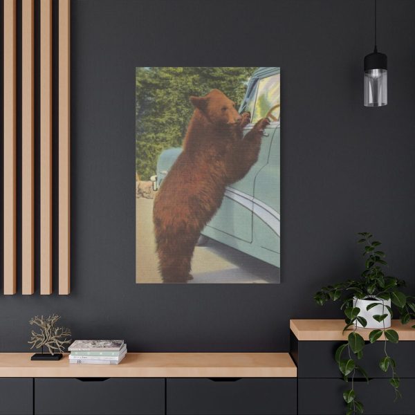 91655-33.jpg Holdup Bear at Yellowstone National Park Standard Canvas