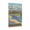 Crazy Mountain and Yellowstone River Standard Canvas